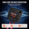 image:imageVEVOR Dual Battery Isolator Kit 12V 300 Amp 20 ft 2AWG Manual and Automatic VSR Voltage Sensitive Relay with Voltmeter LCD Screen Smart Battery Isolator Compatible with Lithium Batteries for UTV140 AMP Kit