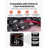 image:imageVEVOR Dual Battery Isolator Kit 12V 300 Amp 20 ft 2AWG Manual and Automatic VSR Voltage Sensitive Relay with Voltmeter LCD Screen Smart Battery Isolator Compatible with Lithium Batteries for UTV300 AMP Isolator for Lithium