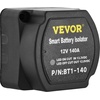image:imageVEVOR Dual Battery Isolator Kit 12V 300 Amp 20 ft 2AWG Manual and Automatic VSR Voltage Sensitive Relay with Voltmeter LCD Screen Smart Battery Isolator Compatible with Lithium Batteries for UTVBattery Isolator Kit