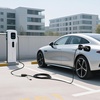 image:imageVEVOR EV Charger Extension Cable 40Amp 21 ft J1772 Extension Cord Compatible with 120V240V SAE J1772 Electric Vehicle Chargers Level 1Level 2 IP66 Heavy Duty Car Charging Cable with Carrying Bag48Amp  J1772