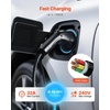 image:imageVEVOR EV Charger Extension Cable 40Amp 21 ft J1772 Extension Cord Compatible with 120V240V SAE J1772 Electric Vehicle Chargers Level 1Level 2 IP66 Heavy Duty Car Charging Cable with Carrying Bag32Amp  J1772