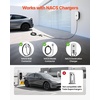 image:imageVEVOR EV Charger Extension Cable 40Amp 21 ft J1772 Extension Cord Compatible with 120V240V SAE J1772 Electric Vehicle Chargers Level 1Level 2 IP66 Heavy Duty Car Charging Cable with Carrying Bag48Amp  Tesla