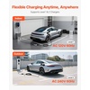 image:imageVEVOR EV Charger Extension Cable 40Amp 21 ft J1772 Extension Cord Compatible with 120V240V SAE J1772 Electric Vehicle Chargers Level 1Level 2 IP66 Heavy Duty Car Charging Cable with Carrying Bag40Amp  J1772