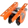 image:imageVEVOR Electric Hoist Manual Trolley 1100 lbs05 Ton Capacity for PA200 PA250 PA300 PA400 PA500 Push Beam Trolley with Dual Wheels 236472 Adjustable Flange Width for Straight Curved I Beam1T