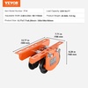 image:imageVEVOR Electric Hoist Manual Trolley 1100 lbs05 Ton Capacity for PA200 PA250 PA300 PA400 PA500 Push Beam Trolley with Dual Wheels 236472 Adjustable Flange Width for Straight Curved I Beam1T