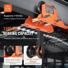 image:imageVEVOR Electric Hoist Manual Trolley 1100 lbs05 Ton Capacity for PA200 PA250 PA300 PA400 PA500 Push Beam Trolley with Dual Wheels 236472 Adjustable Flange Width for Straight Curved I Beam05T