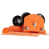image:imageVEVOR Electric Hoist Manual Trolley 1100 lbs05 Ton Load for PA200 PA250 PA300 PA400 PA500 Push Beam Trolley with Dual Wheels 268433 Adjustable Beam Flange Width for Straight amp Curved IBeam