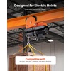image:imageVEVOR Electric Hoist Manual Trolley 1100 lbs05 Ton Load for PA200 PA250 PA300 PA400 PA500 Push Beam Trolley with Dual Wheels 268433 Adjustable Beam Flange Width for Straight amp Curved IBeam