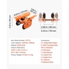 image:imageVEVOR Electric Hoist Manual Trolley 1100 lbs05 Ton Load for PA200 PA250 PA300 PA400 PA500 Push Beam Trolley with Dual Wheels 268433 Adjustable Beam Flange Width for Straight amp Curved IBeam