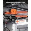 image:imageVEVOR Electric Hoist Manual Trolley 1100 lbs05 Ton Load for PA200 PA250 PA300 PA400 PA500 Push Beam Trolley with Dual Wheels 268433 Adjustable Beam Flange Width for Straight amp Curved IBeam