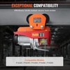 image:imageVEVOR Electric Hoist Manual Trolley 2200 lbs1 Ton Capacity for PA200 PA250 PA300 PA400 PA500 Push Beam Trolley with Dual Wheels 268433 Adjustable Beam Flange Width for Straight Curved I Beam1T