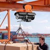 image:imageVEVOR Electric Hoist Manual Trolley 2200 lbs1 Ton Load for PA600 PA700 PA800 PA900 PA1000 Push Beam Trolley with Dual Wheels 268433 Adjustable Beam Flange Width for Straight amp Curved IBeam