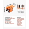 image:imageVEVOR Electric Hoist Manual Trolley 2200 lbs1 Ton Load for PA600 PA700 PA800 PA900 PA1000 Push Beam Trolley with Dual Wheels 268433 Adjustable Beam Flange Width for Straight amp Curved IBeam