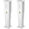 image:imageVEVOR Electric Lifting Column System 176 lbs Lift Table 142311 in Height Range ThreeStage Adjustable Desk Column Telescopic Table Leg Comes with PowerSupply Option to Control upDown Motion260 lbs