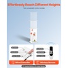 image:imageVEVOR Electric Lifting Column System 176 lbs Lift Table 142311 in Height Range ThreeStage Adjustable Desk Column Telescopic Table Leg Comes with PowerSupply Option to Control upDown Motion176 lbs