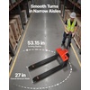 image:imageVEVOR Electric Pallet Jack 3300 lbs Load Capacity Lithium Battery Powered Pallet Jack Truck with 48L x 27W Inch Forks for Material Handling Suitable for Warehouse Supermarket Manufacturing4400 LBS