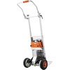 image:imageVEVOR Electric Stair Climbing Dolly 440lbs Capacity Electric Stair Climbing Hand Trucks with 1575in Rope amp Folding Handle Heavy Duty Stair Climber for Warehouse Logistics Moving FurnitureSilverFolding Handle