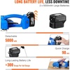 image:imageVEVOR Electric Strapping Machine for 039075 PP PET Straps Portable Electric Banding Tool with Digital Display 2 x 4000mAh Battery Powered Automatic Strapping Tool for Packaging Box Pallet3200N