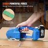 image:imageVEVOR Electric Strapping Machine for 039075 PP PET Straps Portable Electric Banding Tool with Digital Display 2 x 4000mAh Battery Powered Automatic Strapping Tool for Packaging Box Pallet3200N
