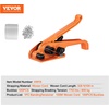image:imageVEVOR Electric Strapping Machine for 039075 PP PET Straps Portable Electric Banding Tool with Digital Display 2 x 4000mAh Battery Powered Automatic Strapping Tool for Packaging Box PalletPP 12x328 3PC Set