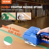 image:imageVEVOR Electric Strapping Machine for 039075 PP PET Straps Portable Electric Banding Tool with Digital Display 2 x 4000mAh Battery Powered Automatic Strapping Tool for Packaging Box Pallet3200N