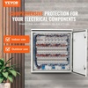 image:imageVEVOR Electrical Enclosure 24 x 24 x 12 NEMA 4 Outdoor Enclosure IP65 Waterproof amp Dustproof ColdRolled Carbon Steel Hinged Junction Box for Outdoor Indoor Use with Rain Hood24 x 24 x 12
