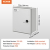 image:imageVEVOR Electrical Enclosure Box23619791Fiberglass Junction BoxIP66 Waterproof amp DustproofOutdoor Electrical Boxwith Mounting Plat12 x 10 x 6