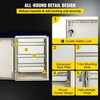 image:imageVEVOR Electrical Enclosure Box23619791Fiberglass Junction BoxIP66 Waterproof amp DustproofOutdoor Electrical Boxwith Mounting Plat157 x 118 x 79
