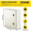 image:imageVEVOR Electrical Enclosure Box23619791Fiberglass Junction BoxIP66 Waterproof amp DustproofOutdoor Electrical Boxwith Mounting Plat157 x 118 x 79
