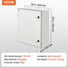 image:imageVEVOR Electrical Enclosure Box23619791Fiberglass Junction BoxIP66 Waterproof amp DustproofOutdoor Electrical Boxwith Mounting Plat197 x 157 x 79