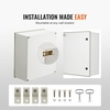 image:imageVEVOR Electrical Enclosure Box23619791Fiberglass Junction BoxIP66 Waterproof amp DustproofOutdoor Electrical Boxwith Mounting Plat197 x 157 x 79