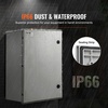 image:imageVEVOR Electrical Enclosure Box23619791Fiberglass Junction BoxIP66 Waterproof amp DustproofOutdoor Electrical Boxwith Mounting Plat236 x 157 x 91