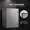 image:imageVEVOR Electrical Enclosure Box23619791Fiberglass Junction BoxIP66 Waterproof amp DustproofOutdoor Electrical Boxwith Mounting Plat236 x 197 x 91