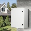 image:imageVEVOR Electrical Enclosure Box23619791Fiberglass Junction BoxIP66 Waterproof amp DustproofOutdoor Electrical Boxwith Mounting Plat236 x 197 x 91