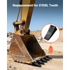 image:imageVEVOR Excavator Bucket Teeth with Pins 10 Pack 579 in Bucket Tooth Set Compatible with 23 amp 230 Series Excavators Heavy Duty Bolt on Digging Buckets Teeth for Skid Steer amp Mini Excavators4 pack