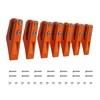 image:imageVEVOR Excavator Bucket Teeth with Pins 10 Pack 579 in Bucket Tooth Set Compatible with 23 amp 230 Series Excavators Heavy Duty Bolt on Digging Buckets Teeth for Skid Steer amp Mini Excavators7 pack
