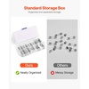 image:imageVEVOR FastBlow Glass Fuses Assortment Kit 120 Pcs 125 Volt 5 x 20 mm 1A 2A 3A 4A 5A 8A 10A 36 x 10 mm 25A 3A 5A Tube Fuses Suitable for Electrical Boxes LED Strips Electronics Appliances
