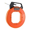 image:imageVEVOR Fish Tape 240foot 18inch Steel Wire Puller with Optimized Housing and Handle EasytoUse Cable Puller Tool Flexible Wire Fishing Tools for Walls and Electrical Conduit NonConductive100 ft  316inch