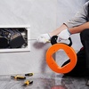 image:imageVEVOR Fish Tape 240foot 18inch Steel Wire Puller with Optimized Housing and Handle EasytoUse Cable Puller Tool Flexible Wire Fishing Tools for Walls and Electrical Conduit NonConductive100 ft  16inch