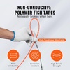 image:imageVEVOR Fish Tape 240foot 18inch Steel Wire Puller with Optimized Housing and Handle EasytoUse Cable Puller Tool Flexible Wire Fishing Tools for Walls and Electrical Conduit NonConductive100foot  14inch