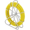 image:imageVEVOR Fish Tape Fiberglass 656 ft 516 in Duct Rodder Fishtape Wire Puller Cable Running Rod with Steel Reel Stand 3 Pulling Heads Fishing Tools for Walls and Electrical Conduit NonConductive287 x 85 x 315 in