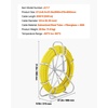 image:imageVEVOR Fish Tape Fiberglass 656 ft 516 in Duct Rodder Fishtape Wire Puller Cable Running Rod with Steel Reel Stand 3 Pulling Heads Fishing Tools for Walls and Electrical Conduit NonConductive14Inch x 656FT