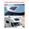 image:imageVEVOR Flexible Solar Panel 200W SemiFlexible Bendable Monocrystalline Solar Panel 219 Efficiency Mono OffGrid Charger with MC4 Output IP67 Waterproof for Marine RV Car Cabin Curved Surfaces200W