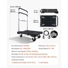 image:imageVEVOR Foldable Push Cart Dolly 660 lbs Capacity Folding Platform Truck with Swivel Wheels Moving Platform Hand Truck Flatbed Cart Space Saving Push Handle for Easy Storage 352 x 234 x 335 in268 x 195 x 45 in 680 x 495 x 115 mm