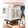 image:imageVEVOR Foldable Push Cart Dolly 660 lbs Capacity Folding Platform Truck with Swivel Wheels Moving Platform Hand Truck Flatbed Cart Space Saving Push Handle for Easy Storage 352 x 234 x 335 in268 x 195 x 45 in 680 x 495 x 115 mm
