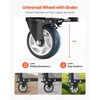 image:imageVEVOR Folding Chair Rack 400 LBS Capacity HeavyDuty Chair Cart for 5 Tables14 Chairs Chair Storage Dolly Chair Holder wSwivel Casters and Locking Wheelsfor Party EventHotel Matte Black400 LBS