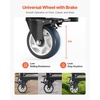 image:imageVEVOR Folding Chair Rack 400 LBS Capacity HeavyDuty Chair Cart for 5 Tables14 Chairs Chair Storage Dolly Chair Holder wSwivel Casters and Locking Wheelsfor Party EventHotel Matte Black500 LBS