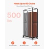 image:imageVEVOR Folding Chair Rack 400 LBS Capacity HeavyDuty Chair Cart for 5 Tables14 Chairs Chair Storage Dolly Chair Holder wSwivel Casters and Locking Wheelsfor Party EventHotel Matte Black500 LBS