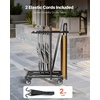 image:imageVEVOR Folding Chair Rack 400 LBS Capacity HeavyDuty Chair Cart for 5 Tables14 Chairs Chair Storage Dolly Chair Holder wSwivel Casters and Locking Wheelsfor Party EventHotel Matte Black400 LBS
