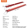 image:imageVEVOR Forklift Extensions 72 Inch Fork Extensions 45 Inch Width 1 Pair Heavy Duty Fork Extensions with Pins for Forklifts Truck72 x 45 Inch